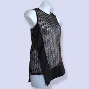 Inspired Style Copper Metallic Mesh Top